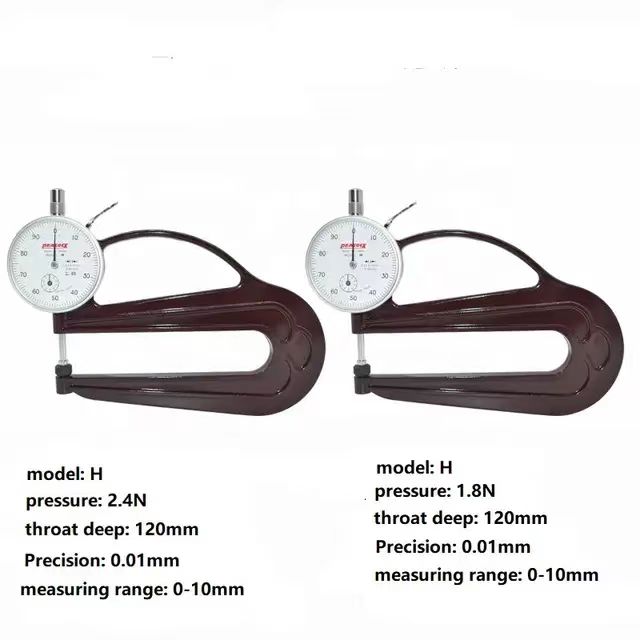 Japan PEACOCK / PEACOCK needle plate thickness meter H-2.4N Dial Thickness Gauge H-1.8N