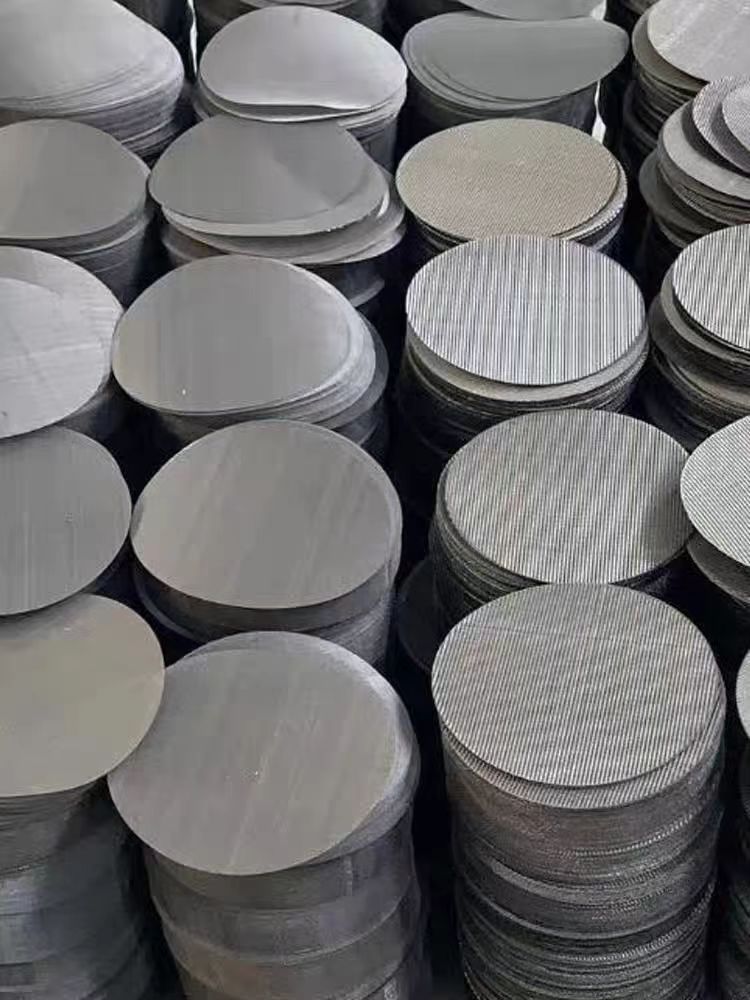 50 60 round shape  Mesh Plastic Particle Filter  for Film Blowing Machine