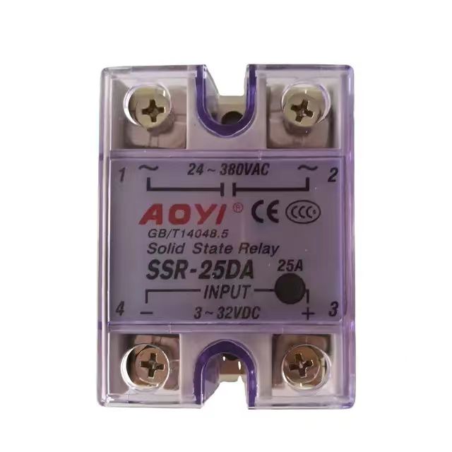 AOYI SSR-25DA Solid State Relay Module Durable  For Bag Making Machine