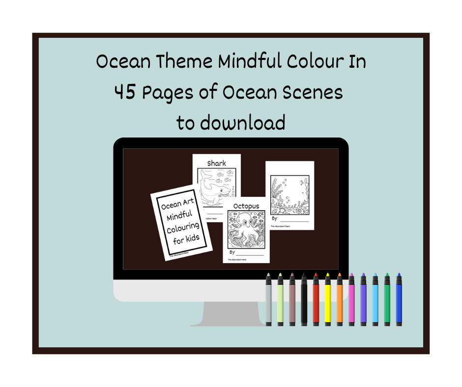 Mindful Colouring - Ocean Art for Kids