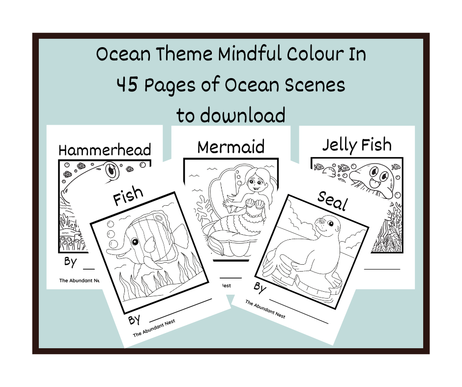 Mindful Colouring - Ocean Art for Kids