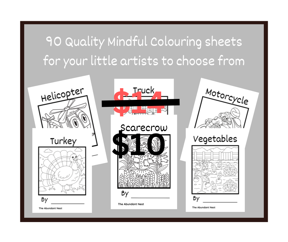 Mindful Colouring SET - Farm and Vehicle Art for Kids