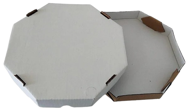 Caixas de Pizza (Branco/Pardo)