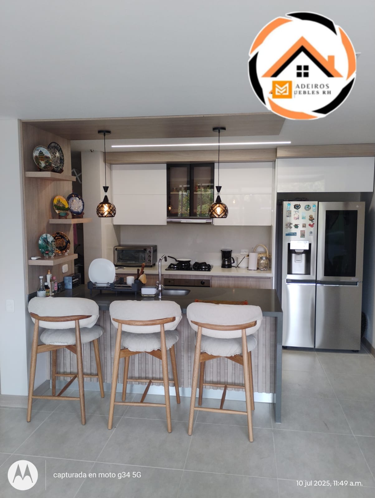 Clósets con espacio de escritorio