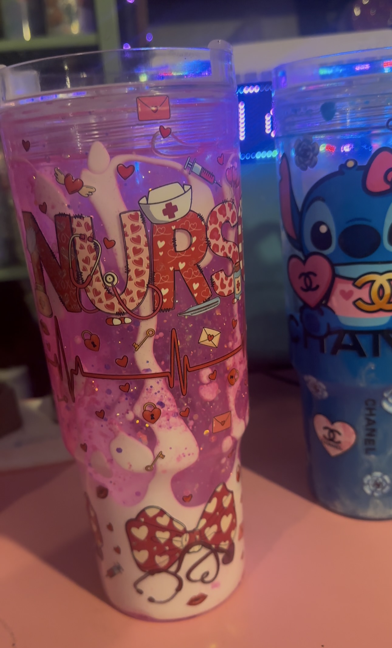 Snowglobe/Lava Tumblers