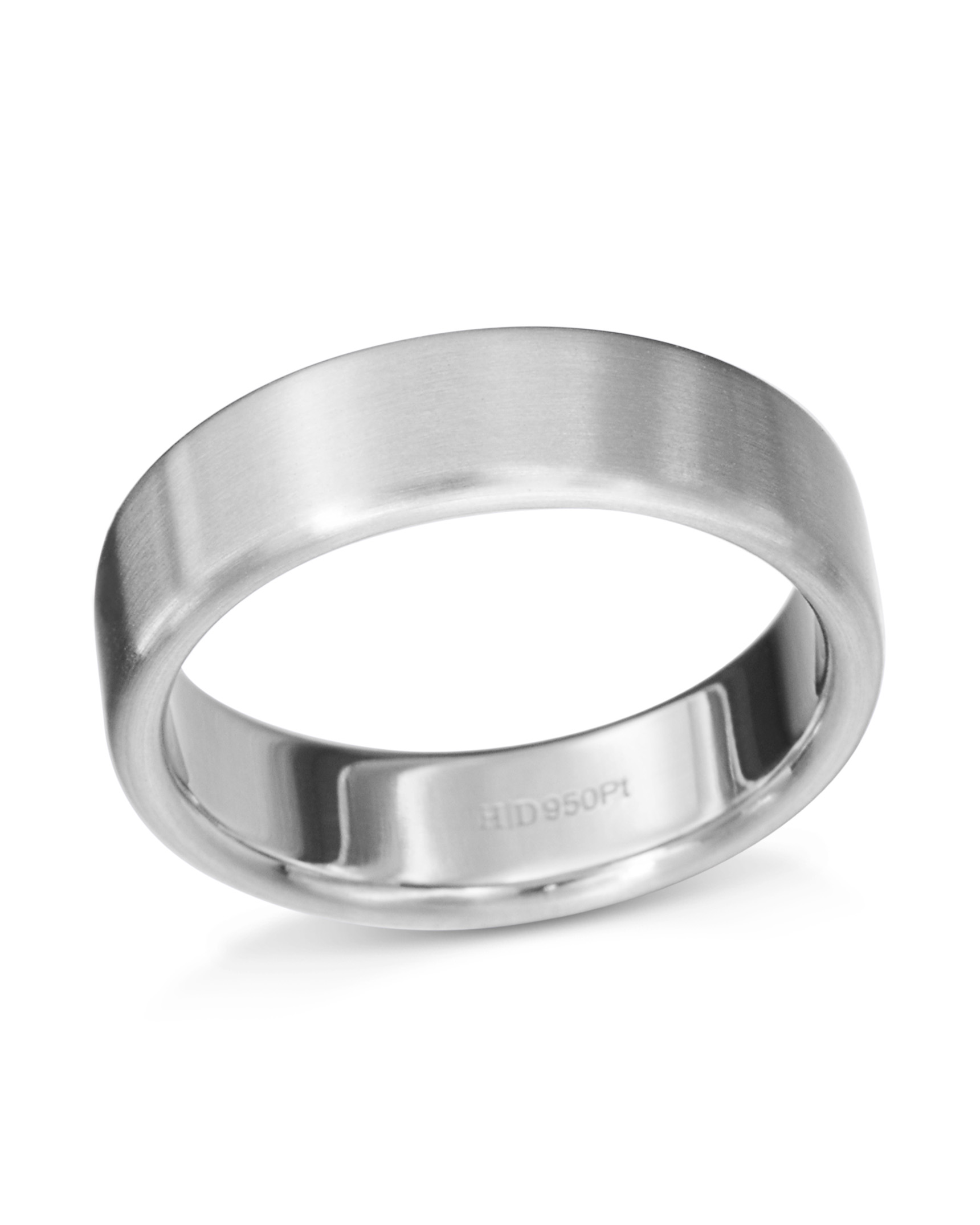 Classic Platinum Wedding Band by Henrich & Denzel