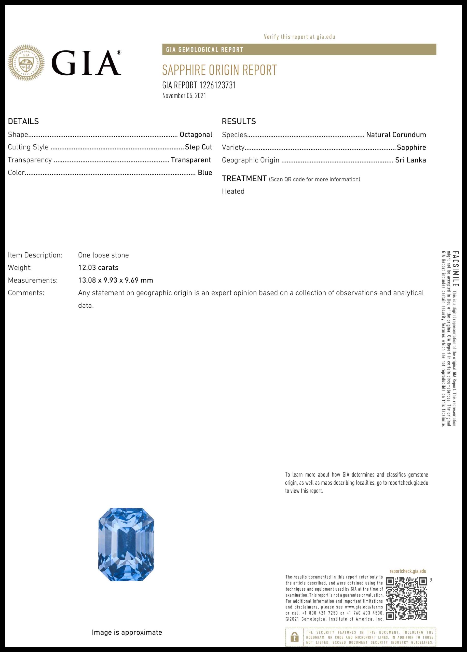 Ceylon Sapphire and Diamond Ring