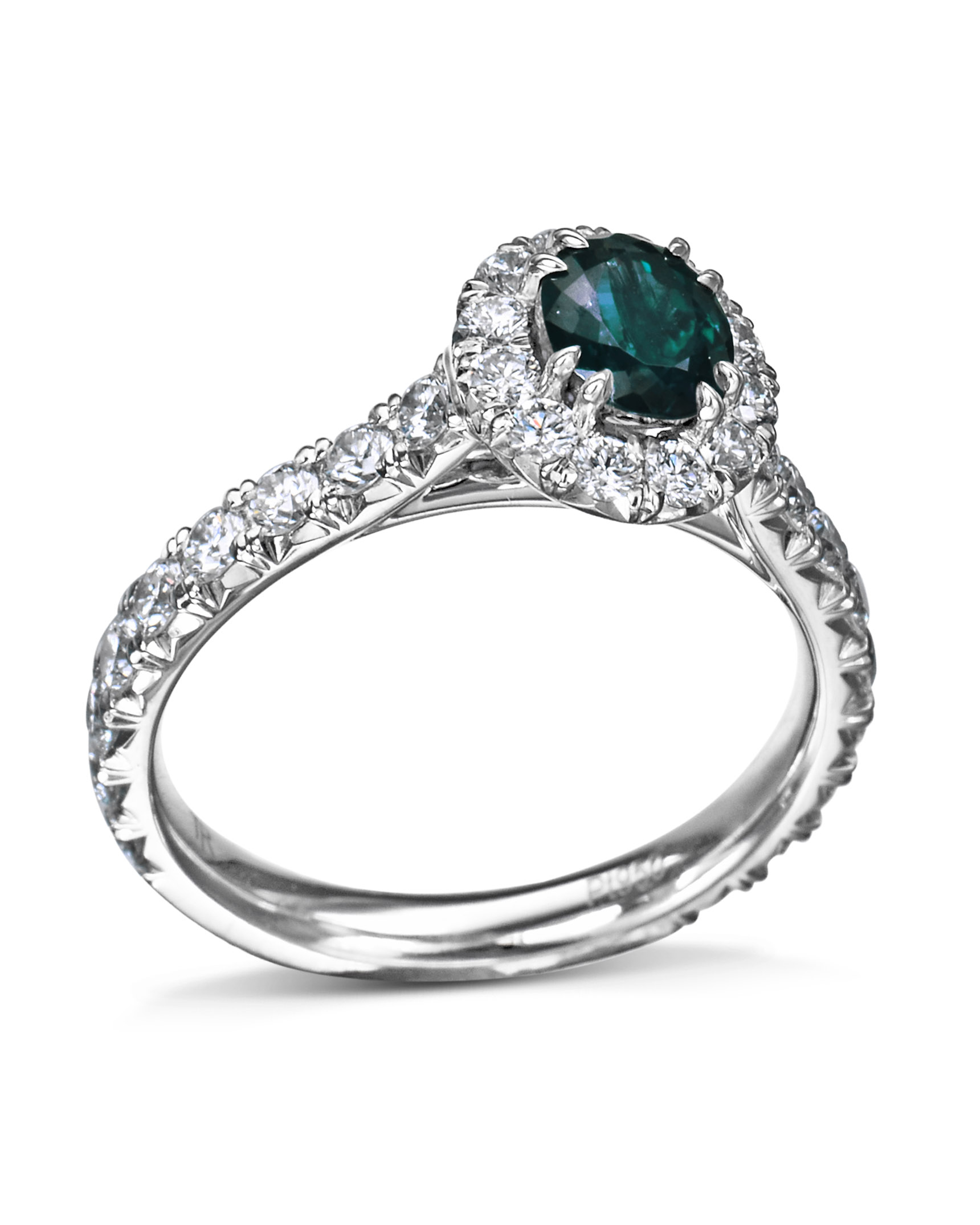 Brazilian Alexandrite and Diamond Ring