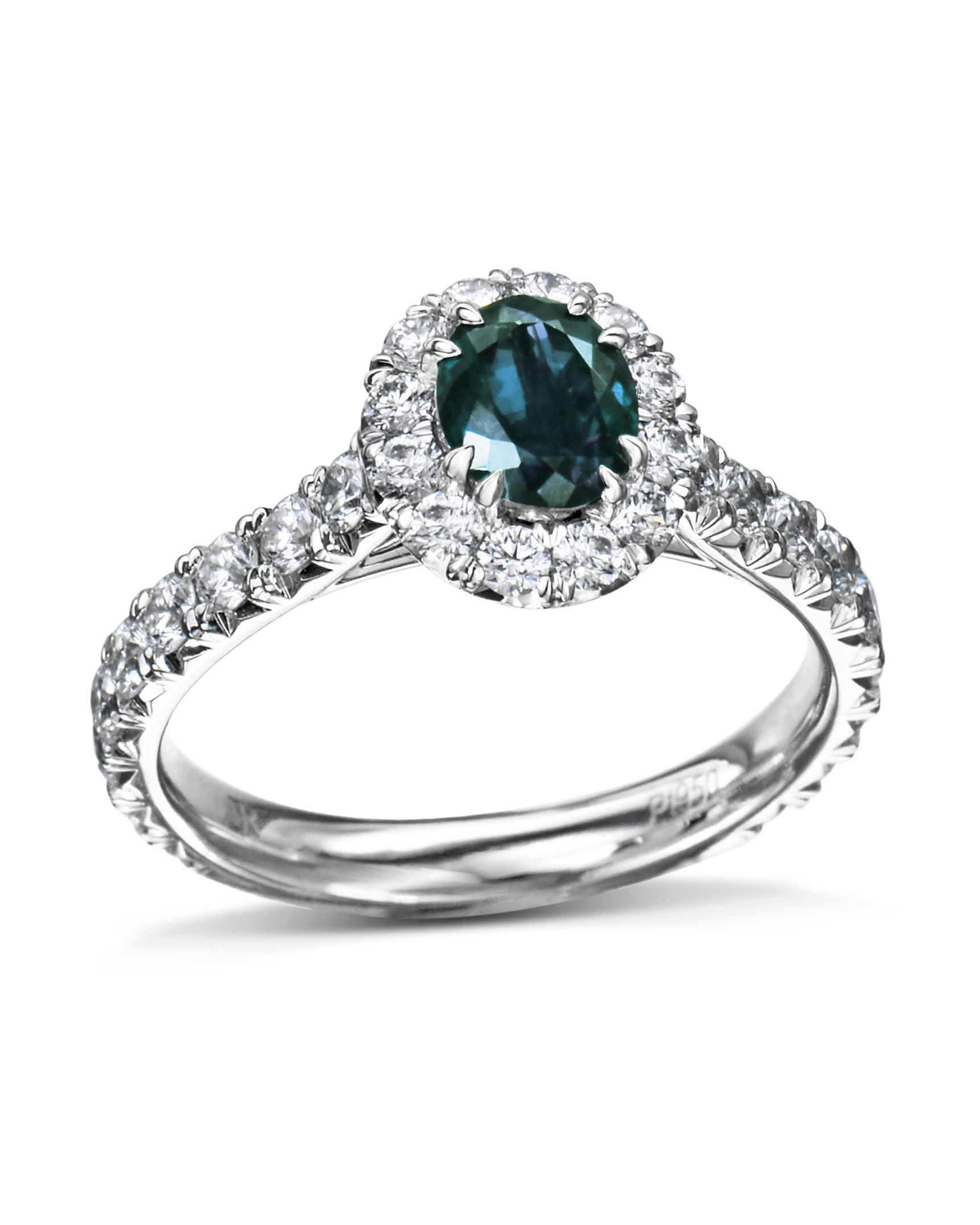 Brazilian Alexandrite and Diamond Ring