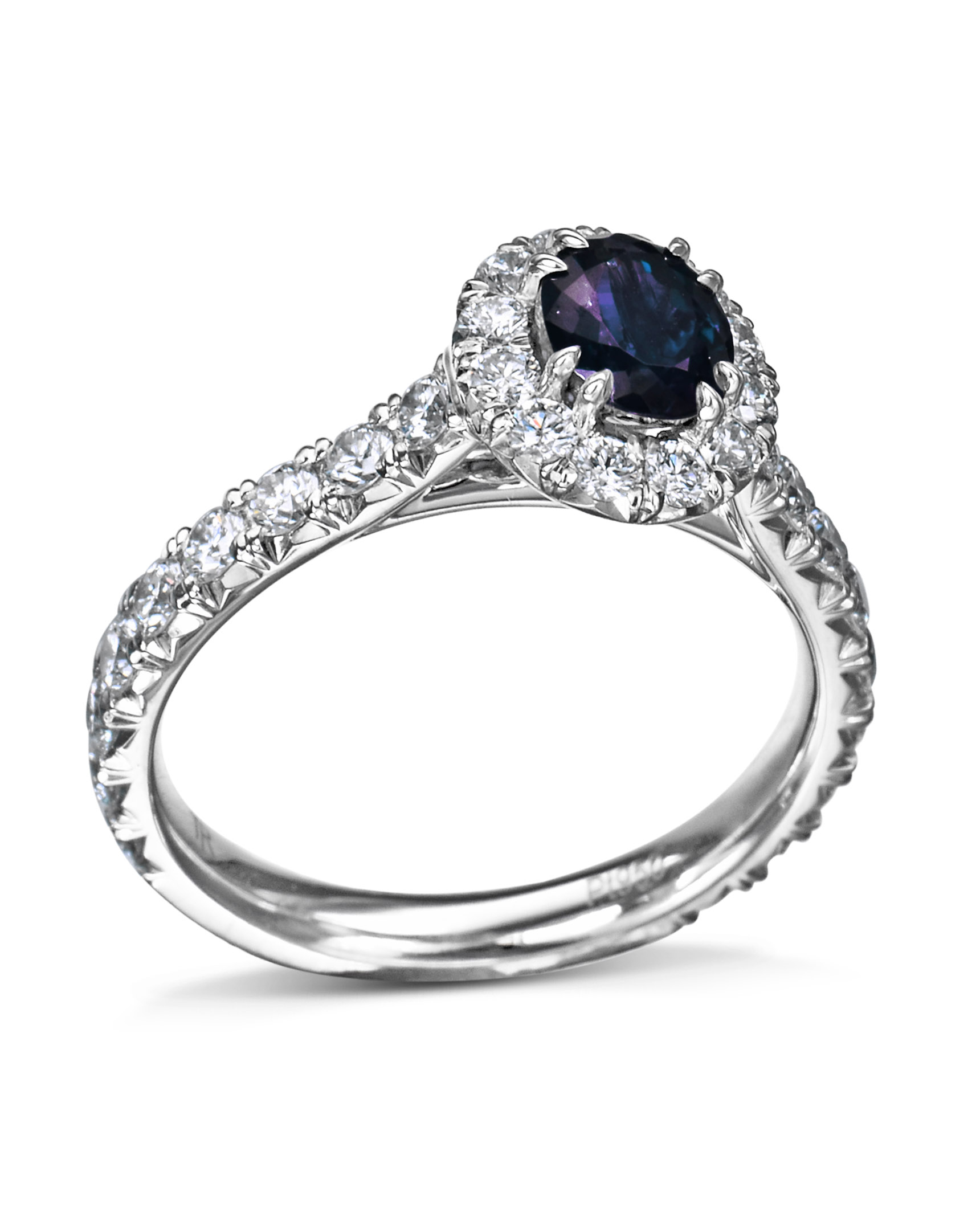 Brazilian Alexandrite and Diamond Ring
