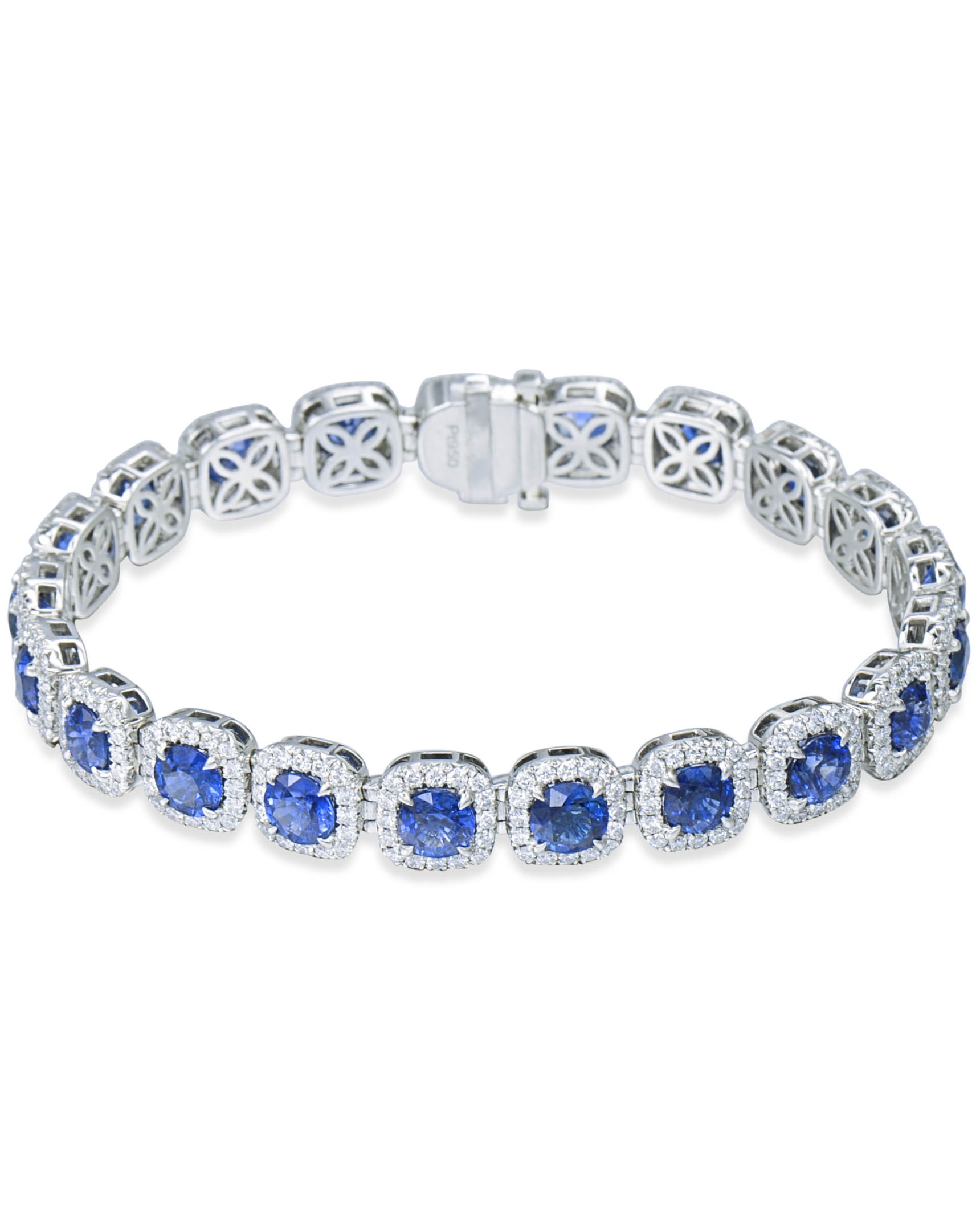 Exquisite Sapphire and Diamond Bracelet