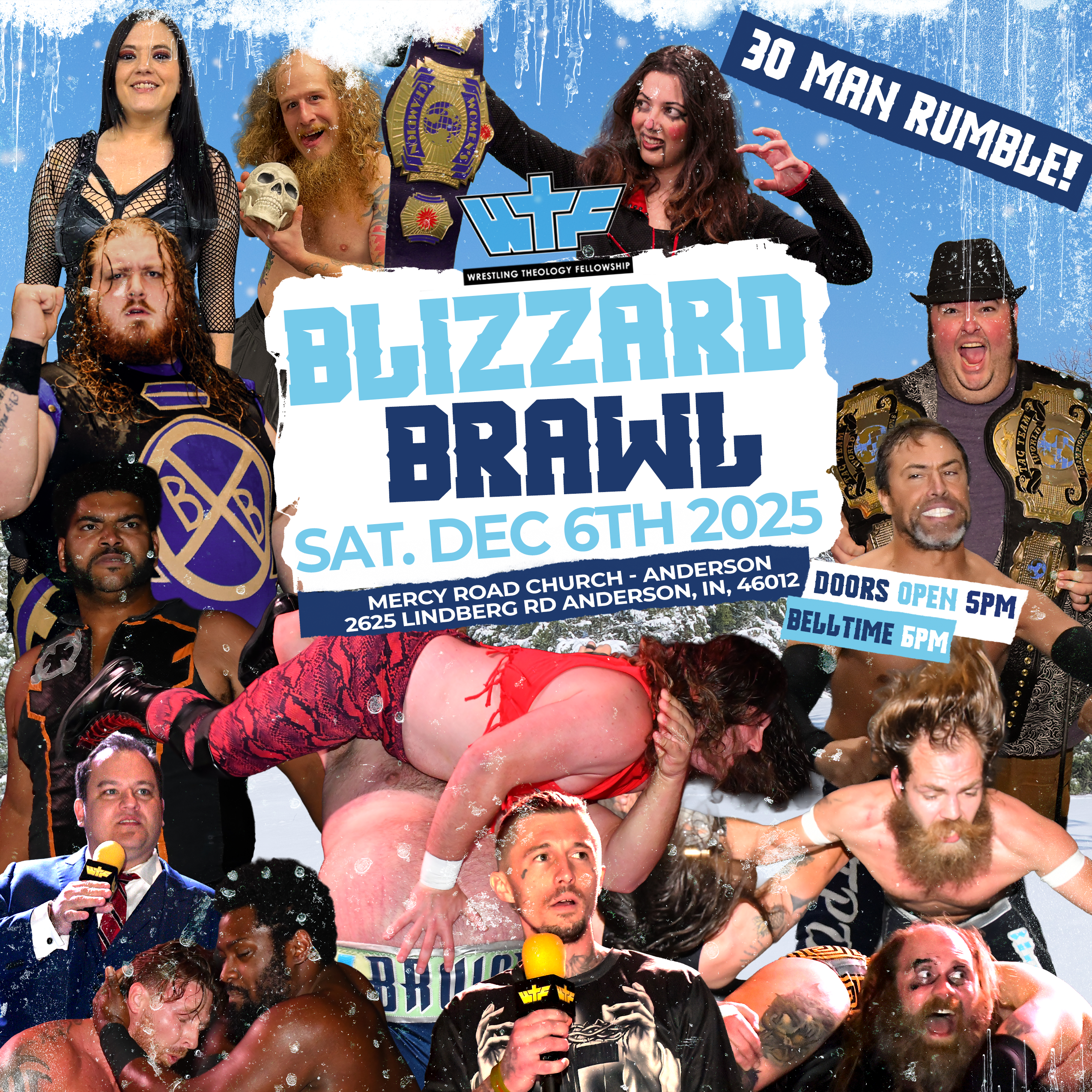 Wrestling Theology presents Blizzard Brawl December 6th