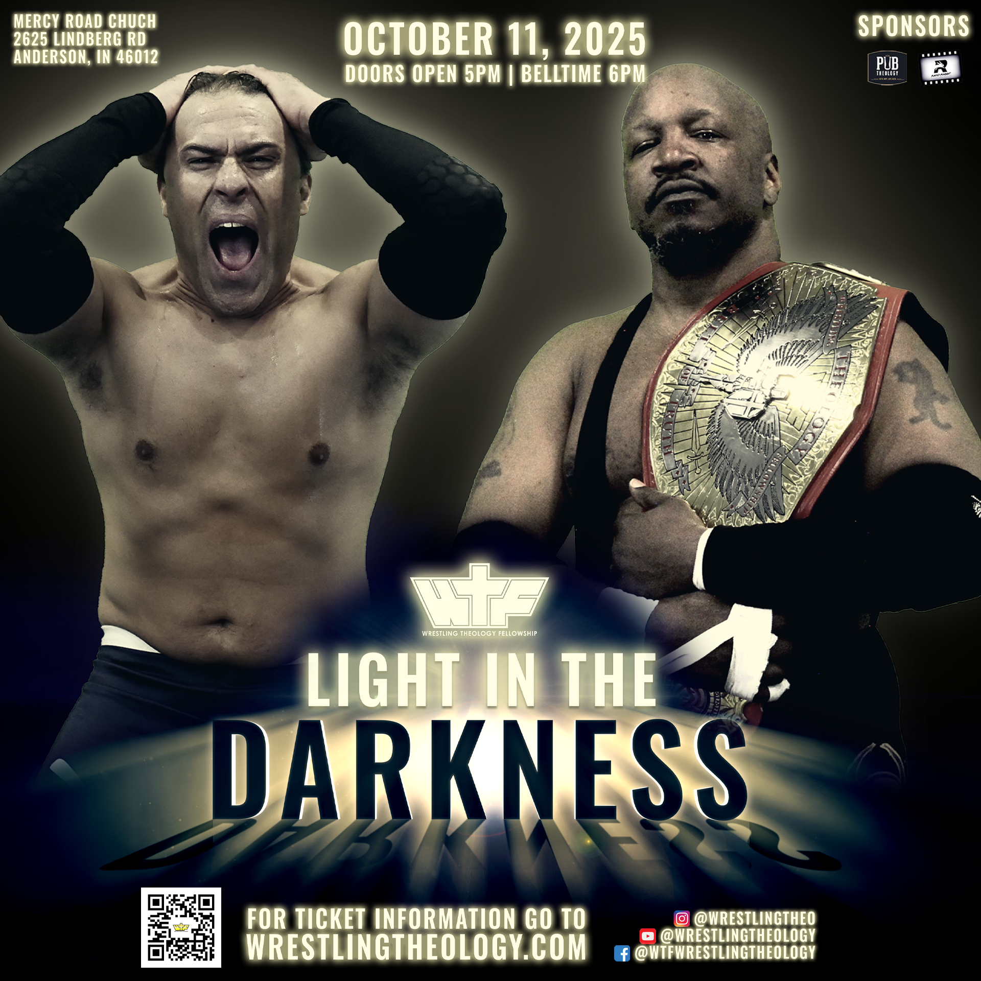 Wrestling Theology presents Light in the Darkness October 11th