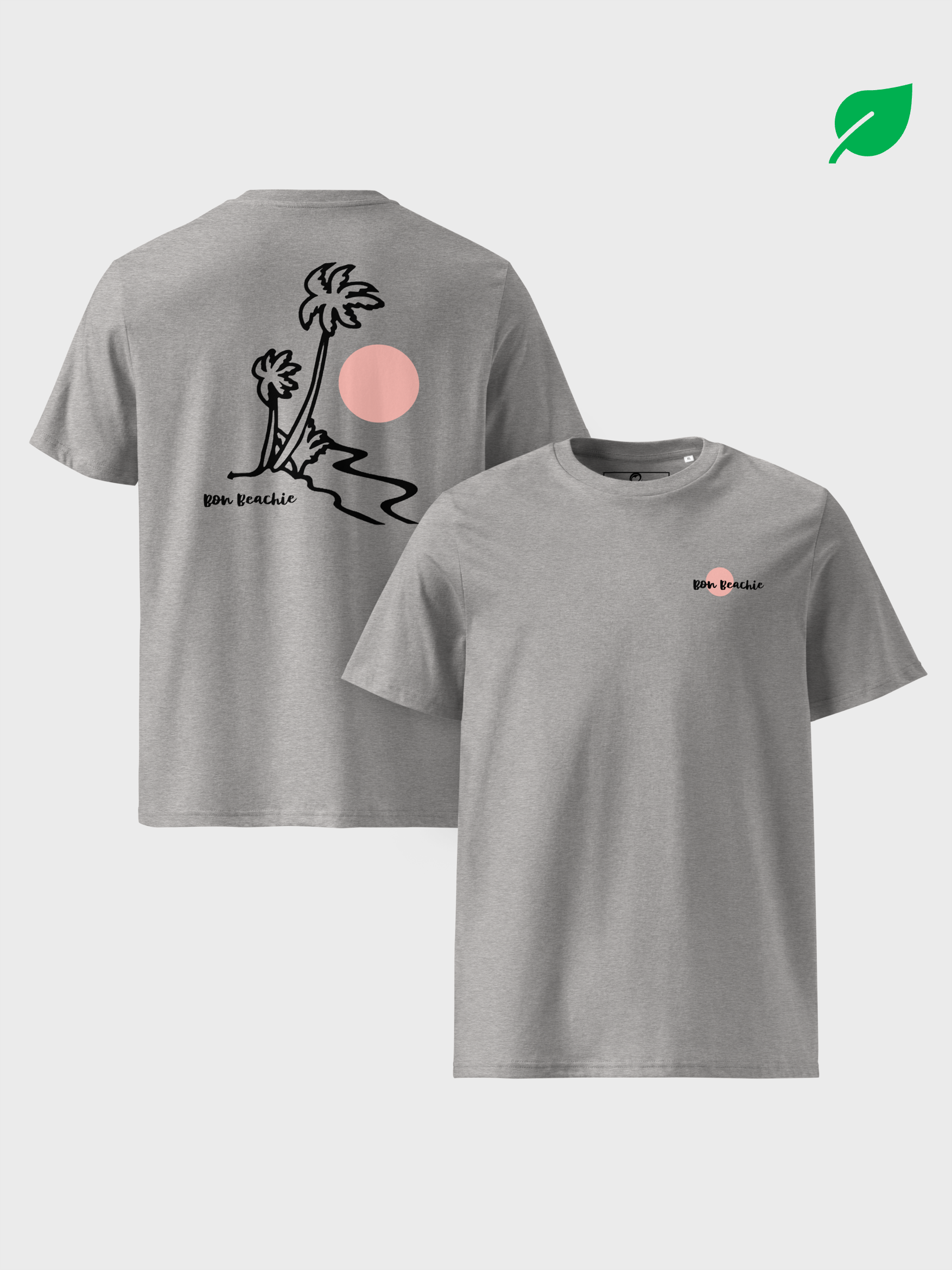 Palm Tree Graphic - Organic Cotton - Short Sleeve T-Shirt for Men