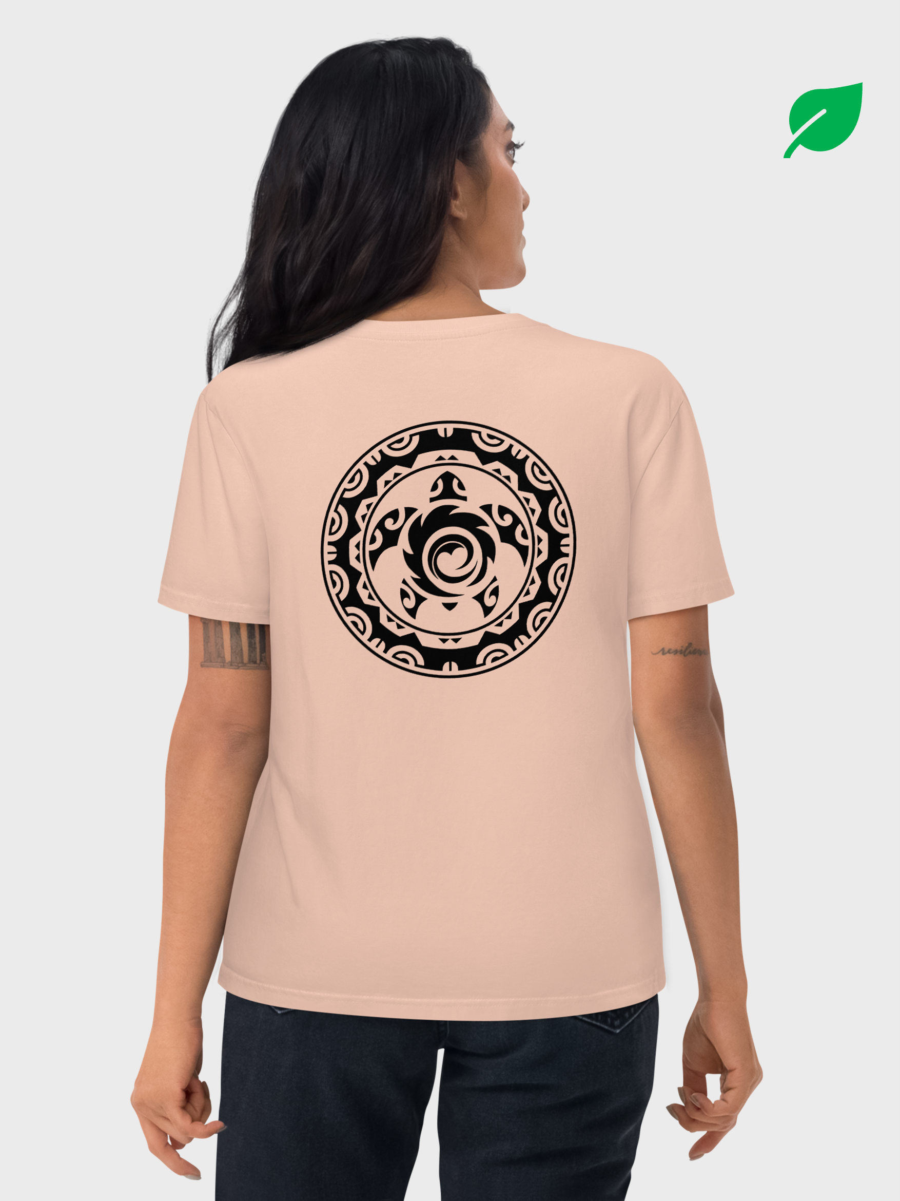 Turtle Graphic - Organic Cotton - Short Sleeve T-Shirt for Women