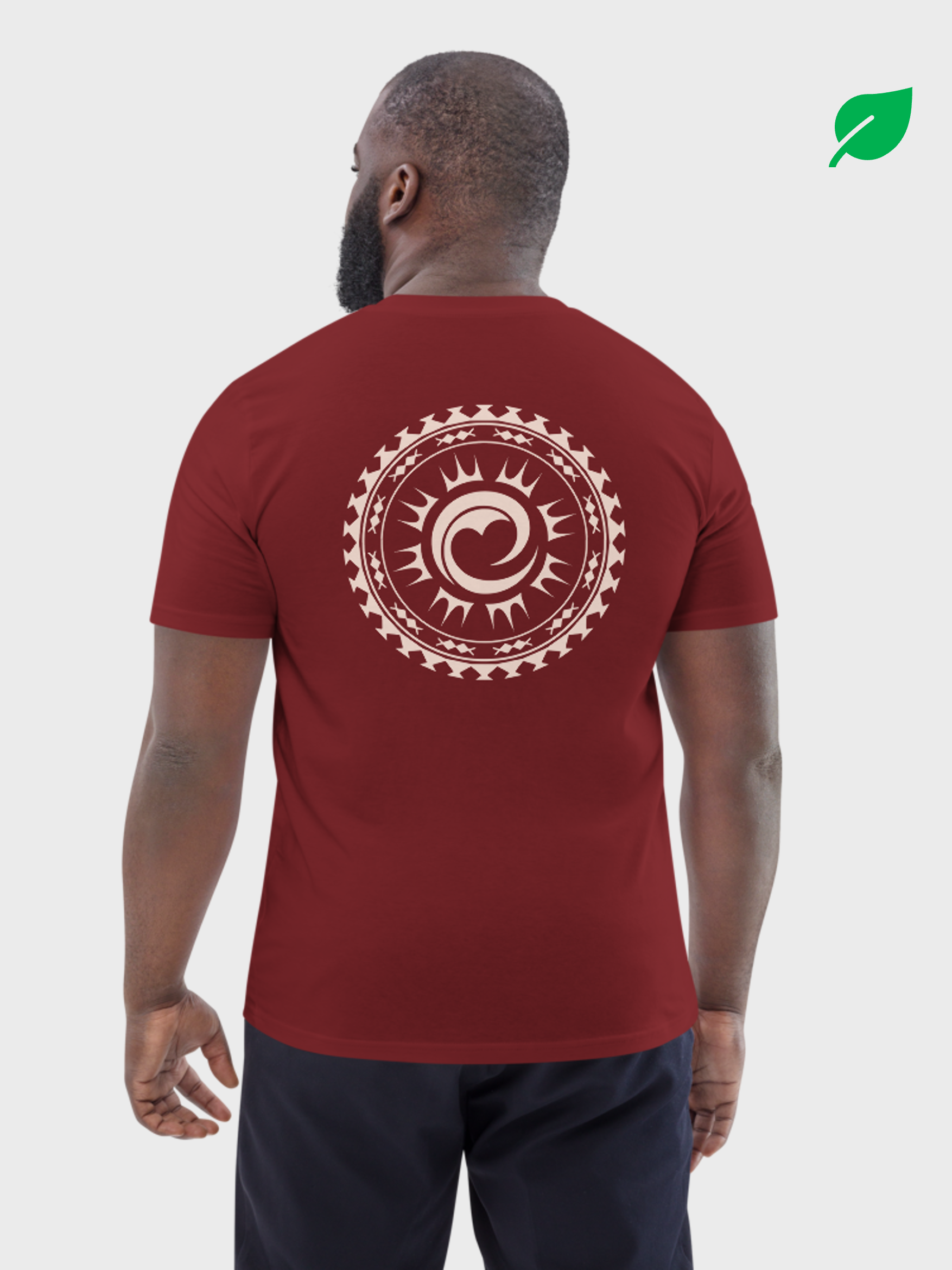 Tribal Graphic - Organic Cotton - Short Sleeve T-Shirt for Men