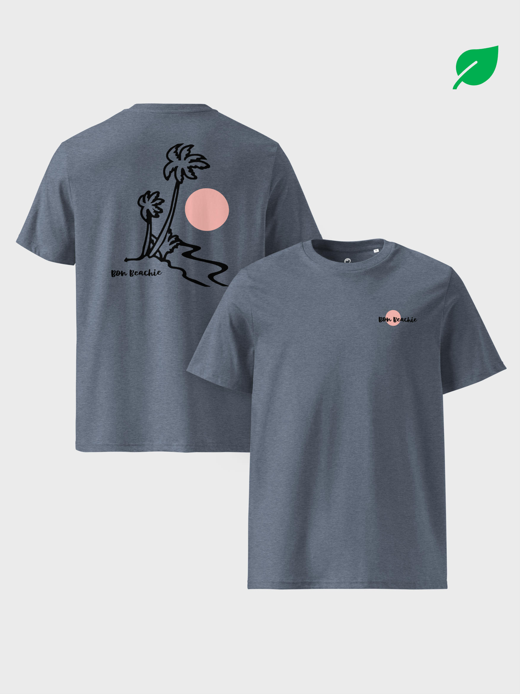 Palm Tree Graphic - Organic Cotton - Short Sleeve T-Shirt for Men