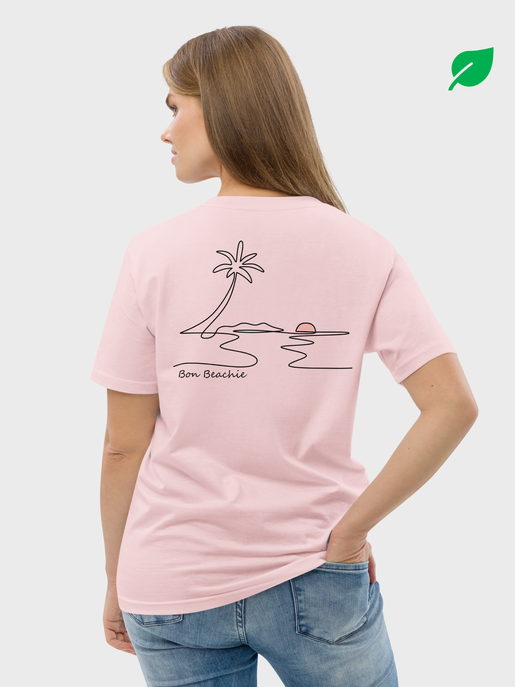 Sunset Graphic - Organic Cotton - Short Sleeve T-Shirt for Women