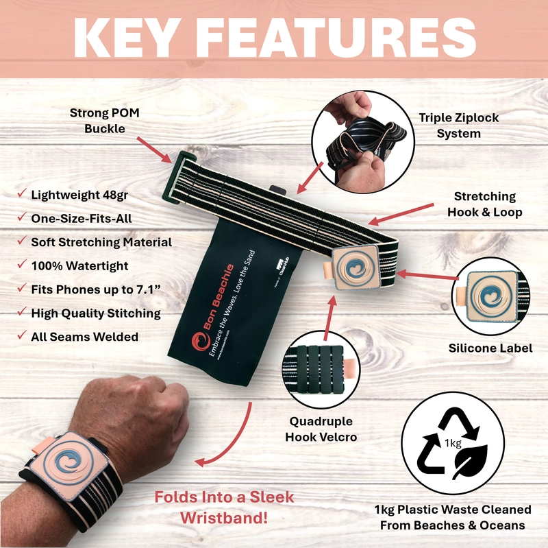 The Waterproof Wristband Phone Pouch