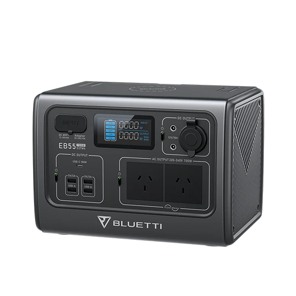 BLUETTI™ EB55 - 700W | 537Wh + T200S