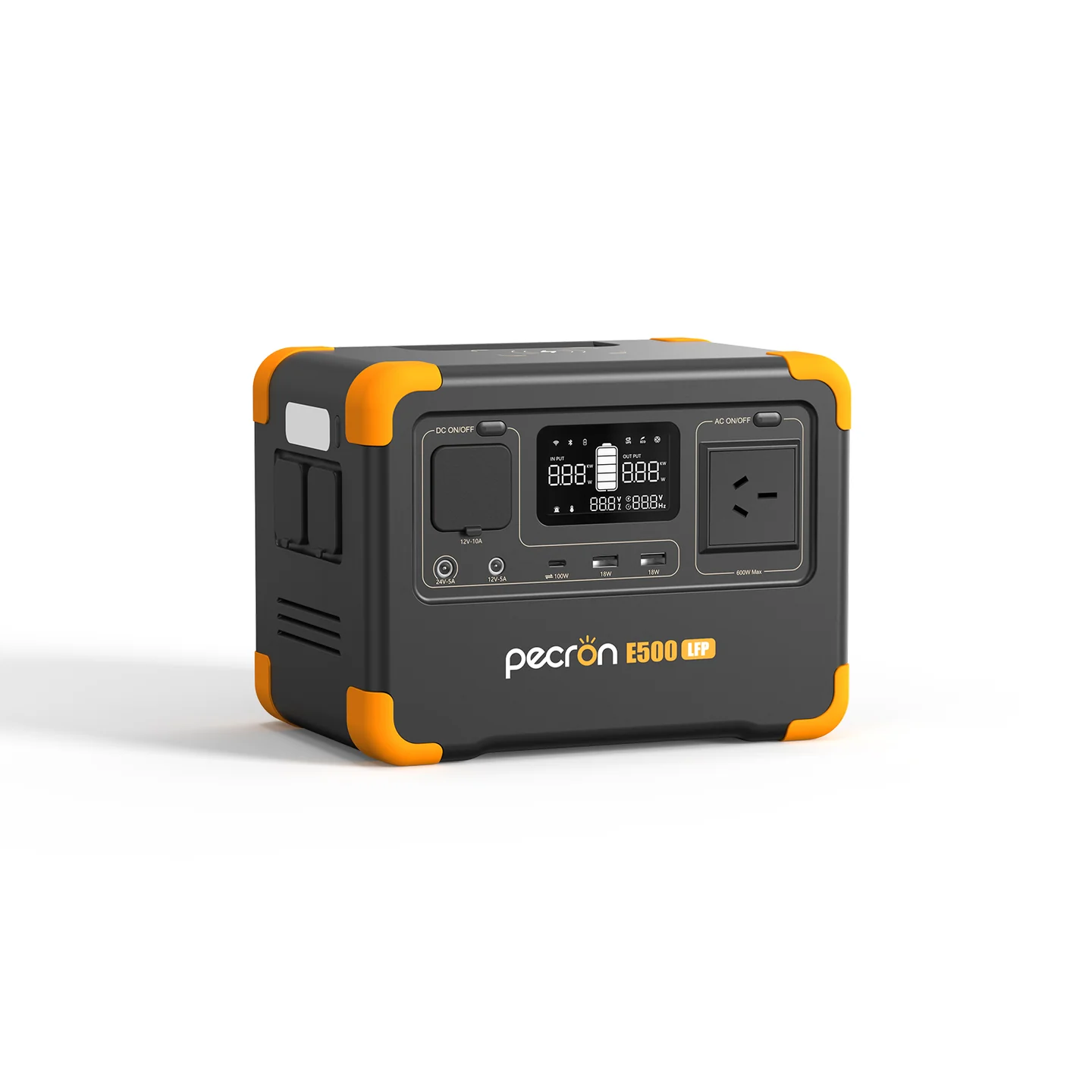 PECRON E500LFP Portable Power Station 600W 576Wh