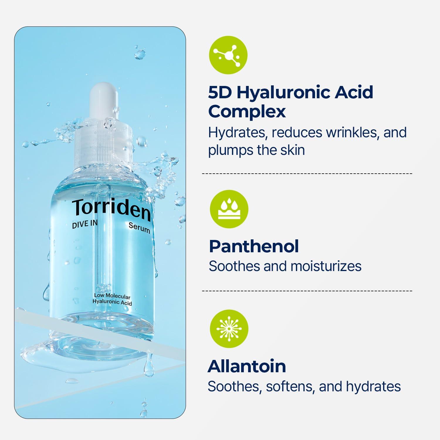 Torriden Dive-In Low Molecule Hyaluronic Acid Serum 50ml
