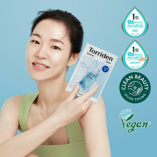 Torriden Dive-In Low Molecule Hyaluronic Acid Mask Pack (27ml*10ea)