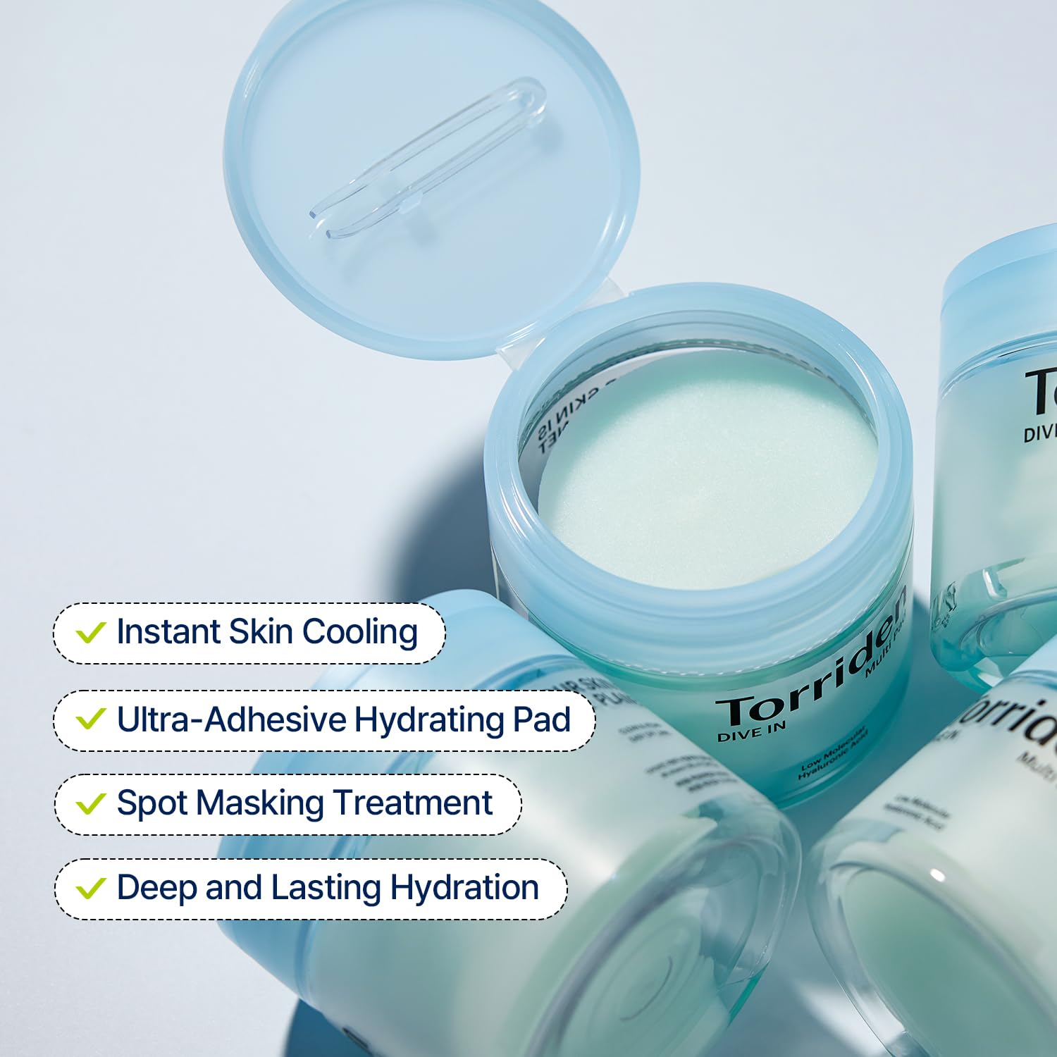 Torriden Dive-in Vegan Hyaluronic Acid Toner Pads (80 Pads)