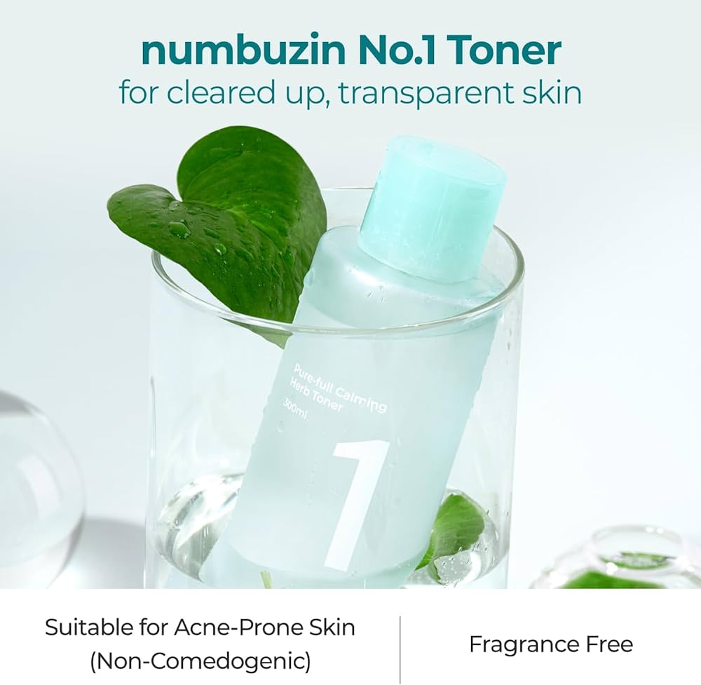 Numbuzin No.1 Pure Full Calming Herb Toner 300ml