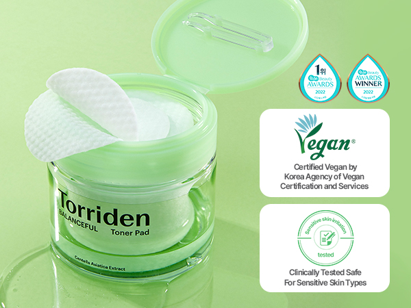 Torriden Balanceful Cica Toner Pad (60 Pads)