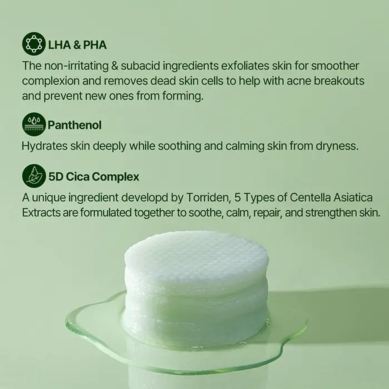 Torriden Balanceful Cica Toner Pad (60 Pads)