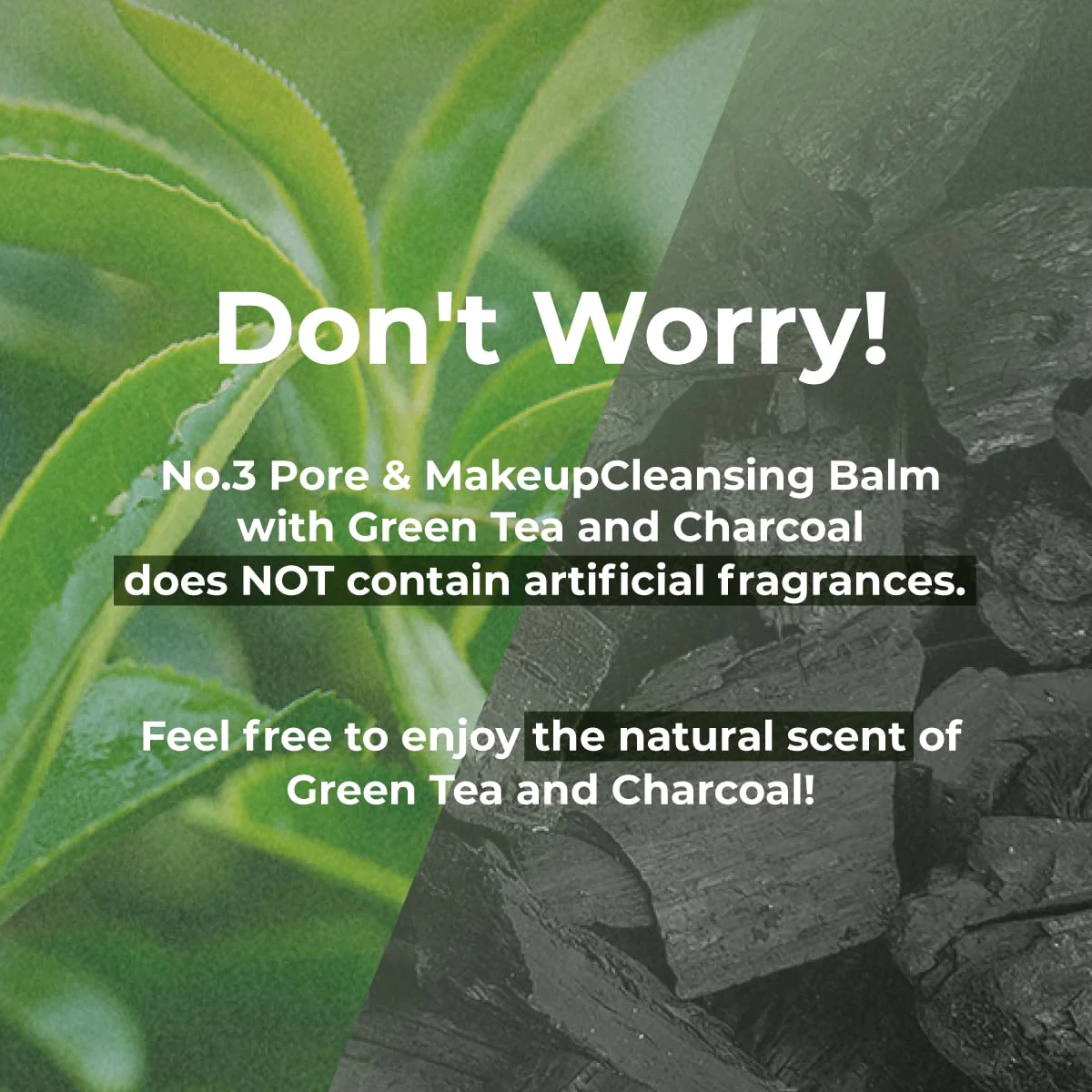 Numbuzin No.3 Pore & Makeup Cleansing Balm with Creen Tea and Charcoal 85g 