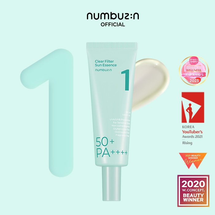 Numbuzin No.1 Clear Filter Sun Essence SPF50+ PA++++ 50ml
