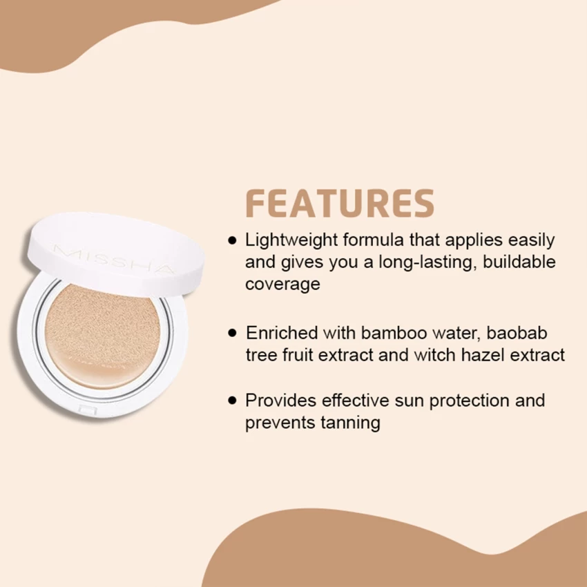 Missha Magic Cushion Cover Lasting SPF50+/PA+++ 