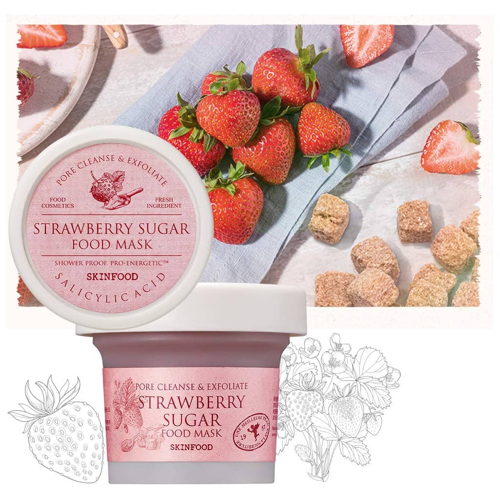 SKINFOOD Strawberry Sugar Food Mask (120g)