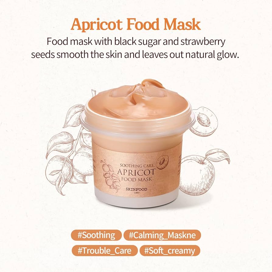 SKINFOOD Mask Apricot "Trouble Care"  (120g)