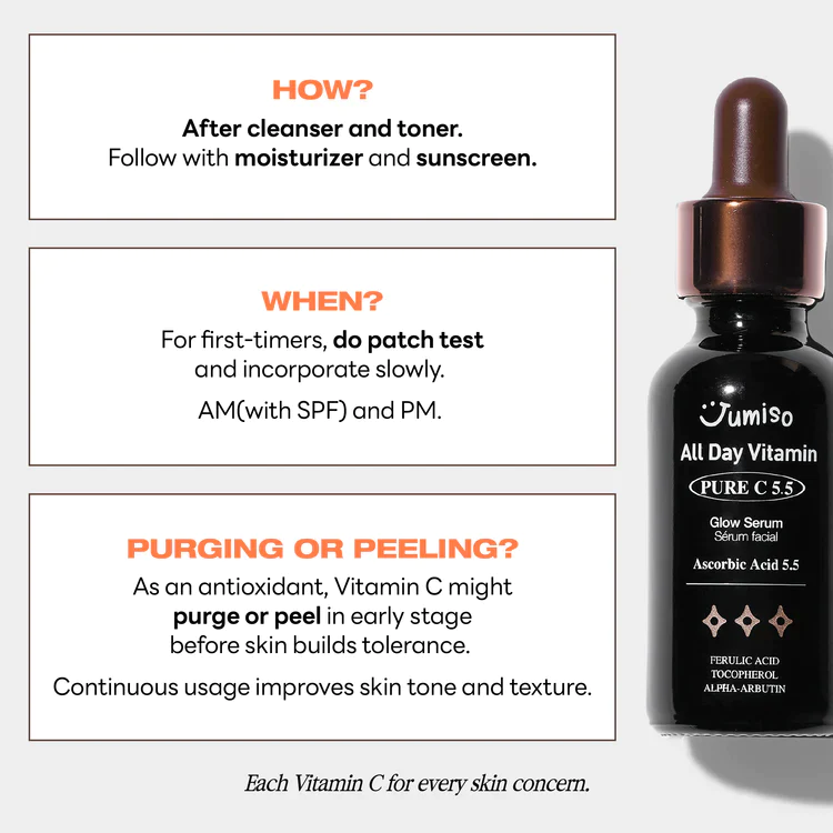 Jumiso All Day Vitamin Pure C 5.5 Glow Serum 30ml VENDOR