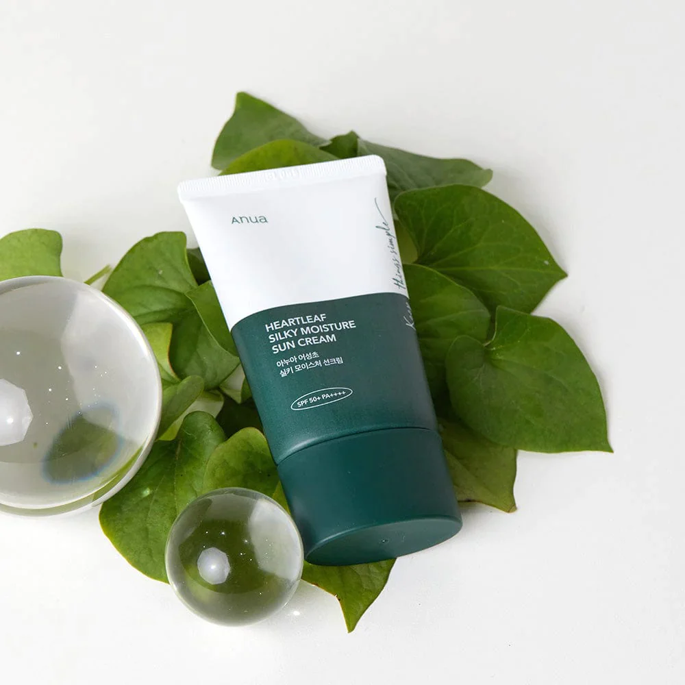 Anua Heartleaf Silky Moisture Sunscreen 50ml