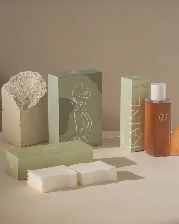Kaine Kombu Balancing Ampoule Toner Special Set(Toner 150ml + Cotton Pads 40pcs)