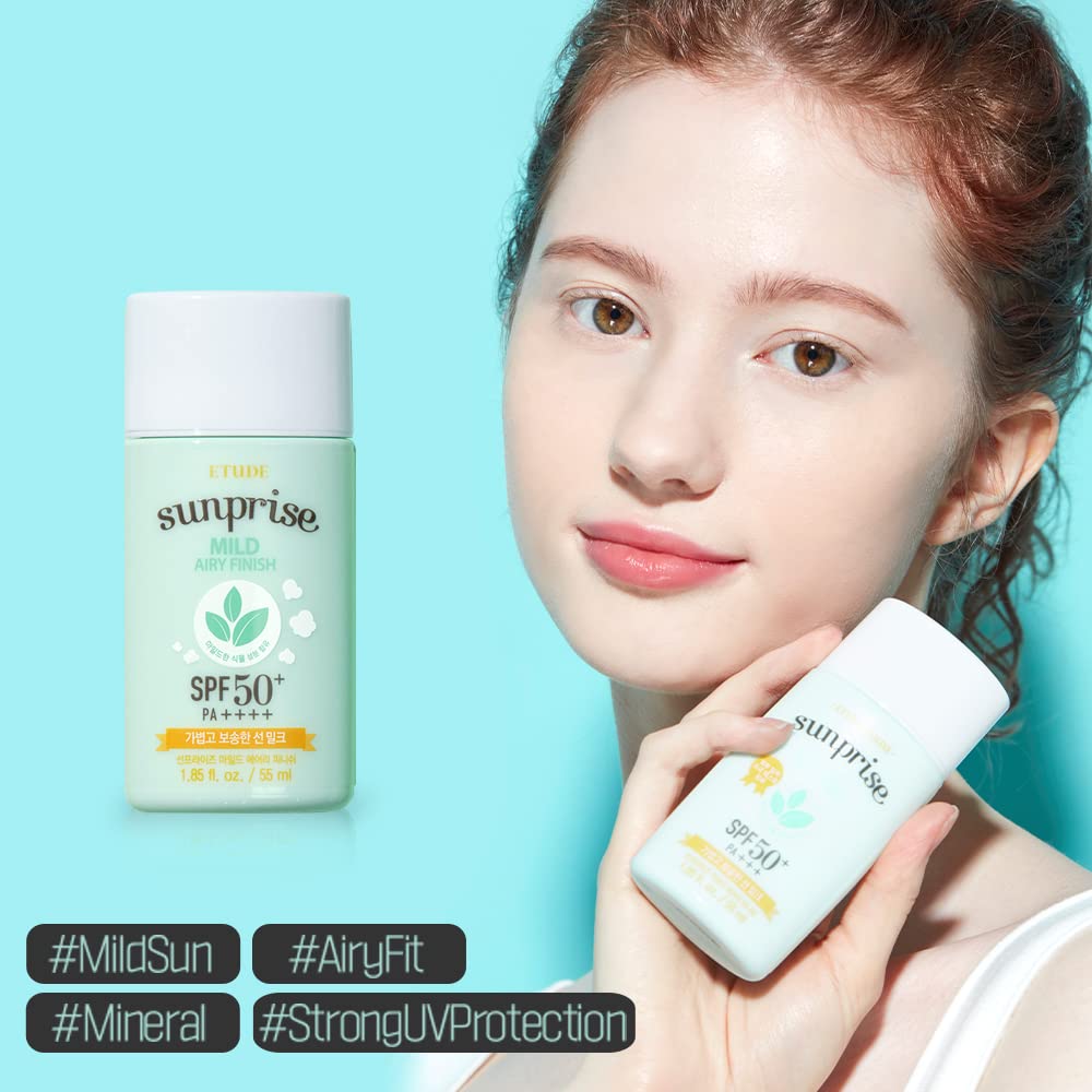 Etude House Sunprise Mild Airy Finish Sun Milk SPF5+ / PA+++