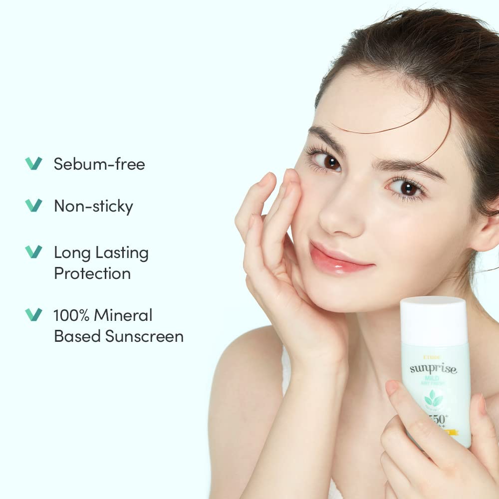 Etude House Sunprise Mild Airy Finish Sun Milk SPF5+ / PA+++