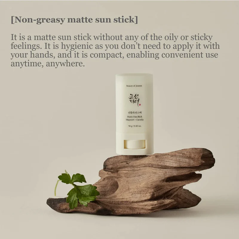 Beauty of Joseon Matte Sun Stick: Mugwort + Camelia