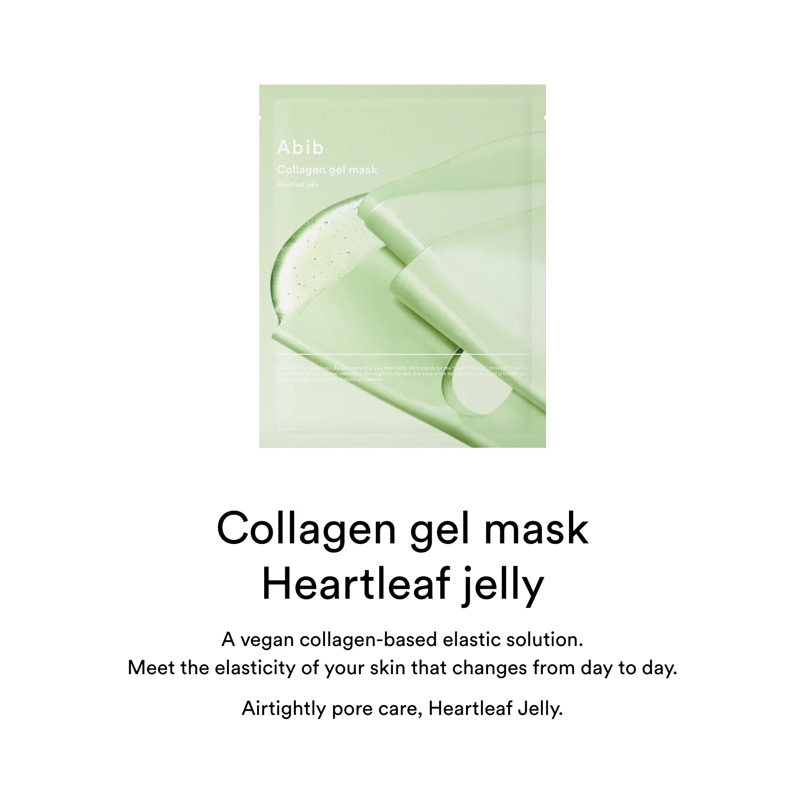 Abib - Collagen gel mask Heartleaf jelly(10 sheets)