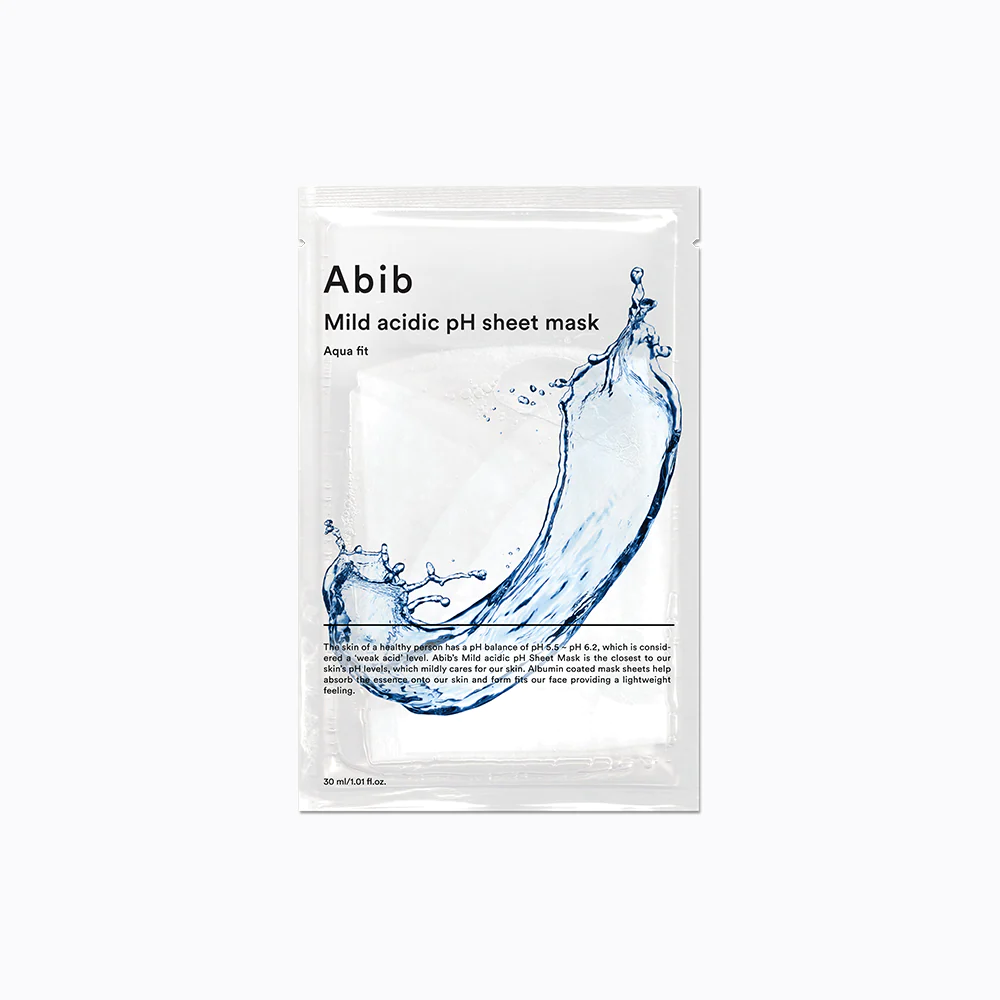 Abib - Mild acidic pH sheet mask Aqua fit (10 sheets)