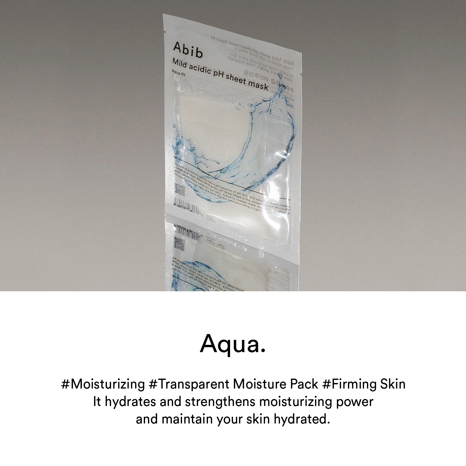 Abib - Mild acidic pH sheet mask Aqua fit (10 sheets)
