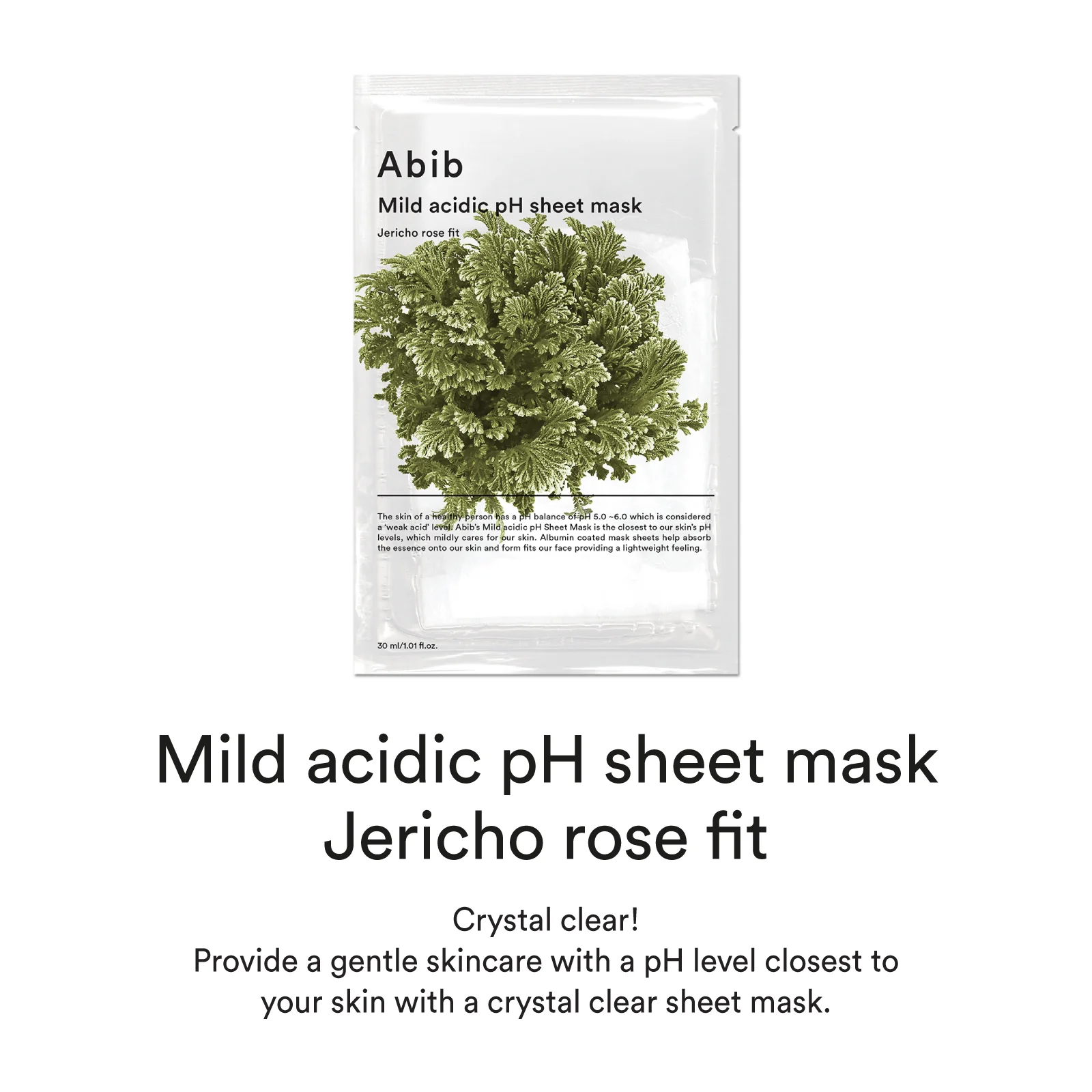 Abib - Mild acidic pH sheet mask Jericho rose fit (10 sheets)
