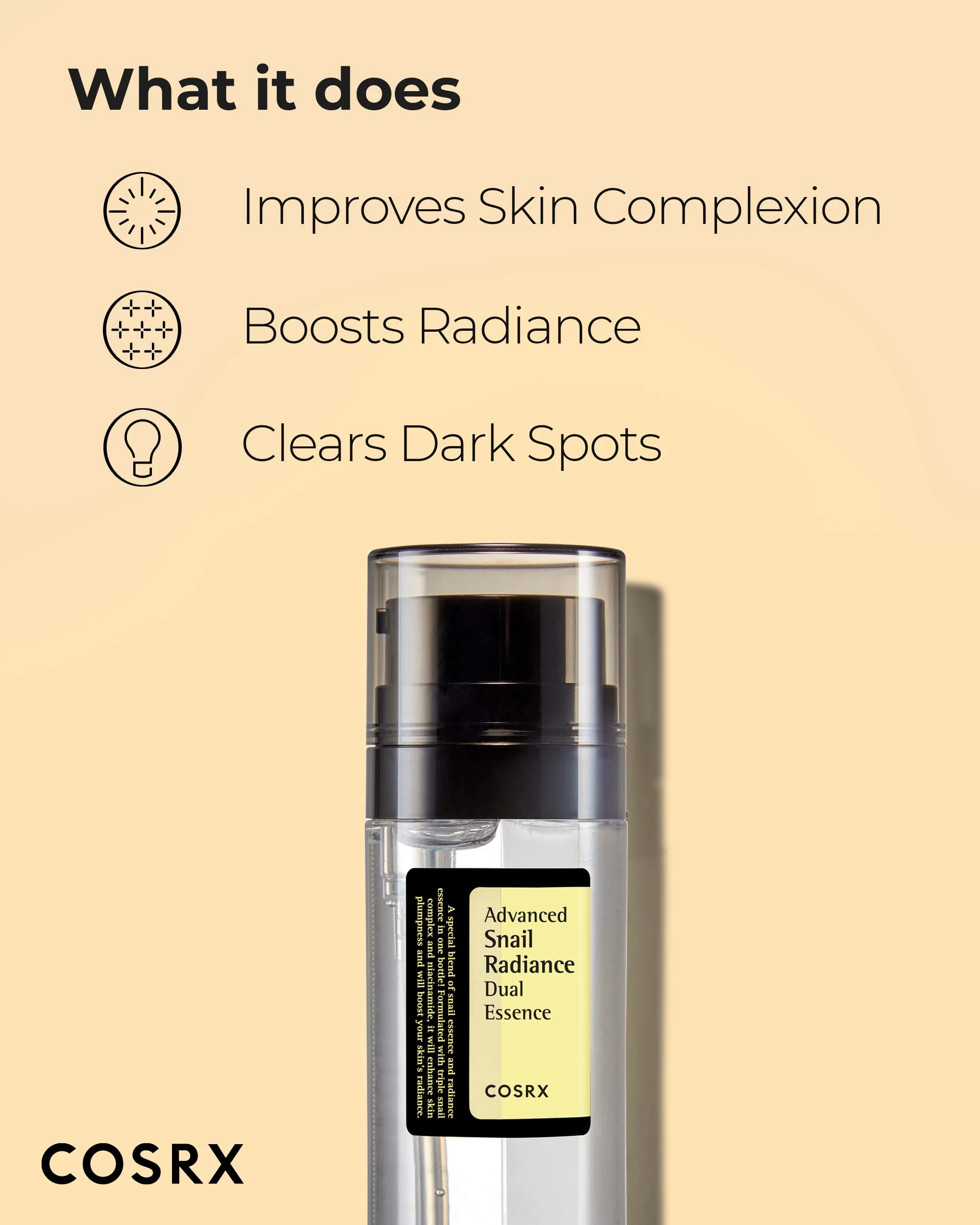Cosrx Advanced Snail Radiance Dual Essence 80ml