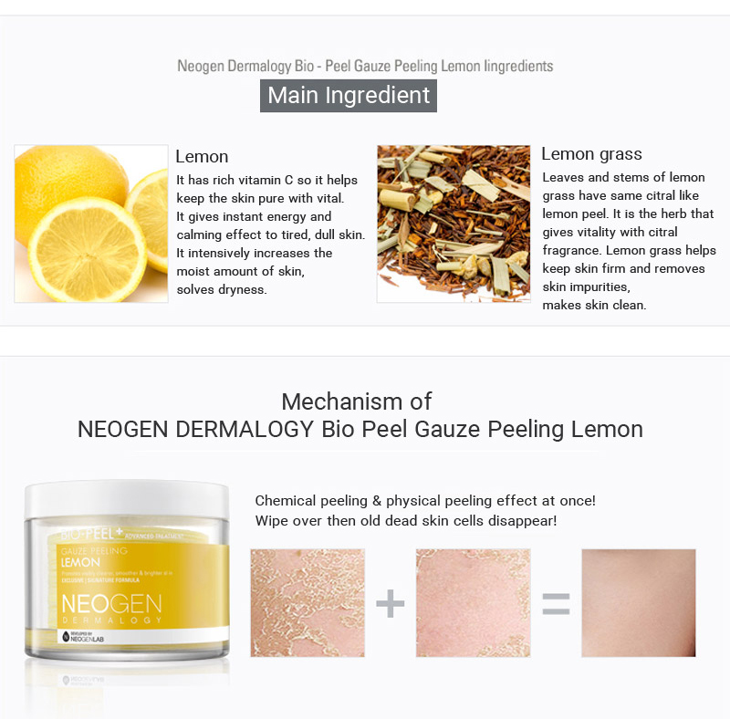 Neogen Bio-Peel Gauze Peeling Lemon