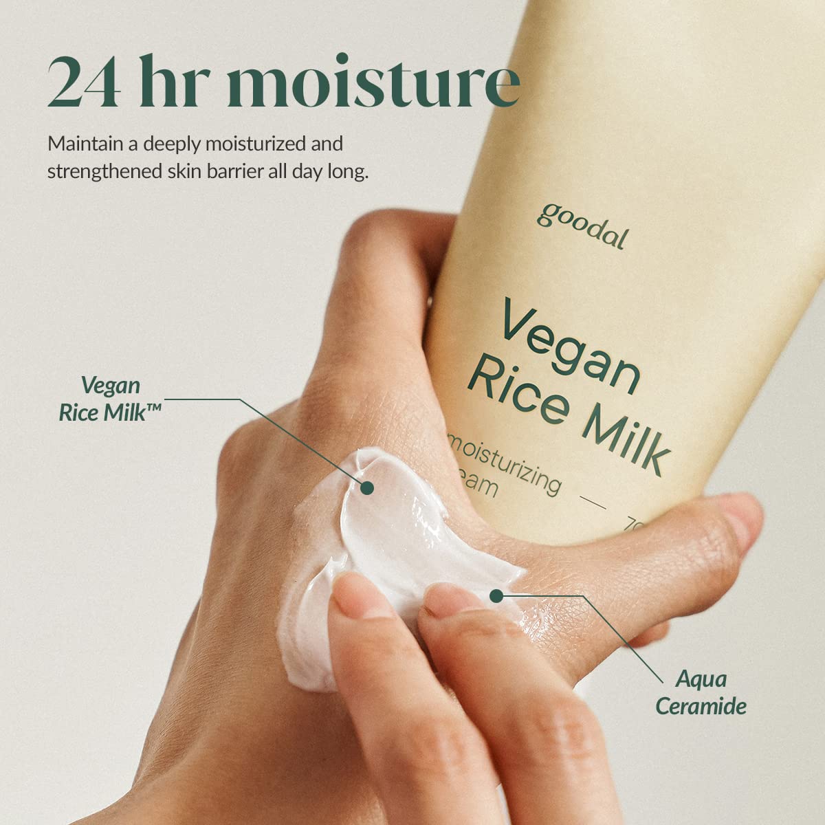 GOODAL Mild Vegan Rice Milk Moisturizing Cream 70ml