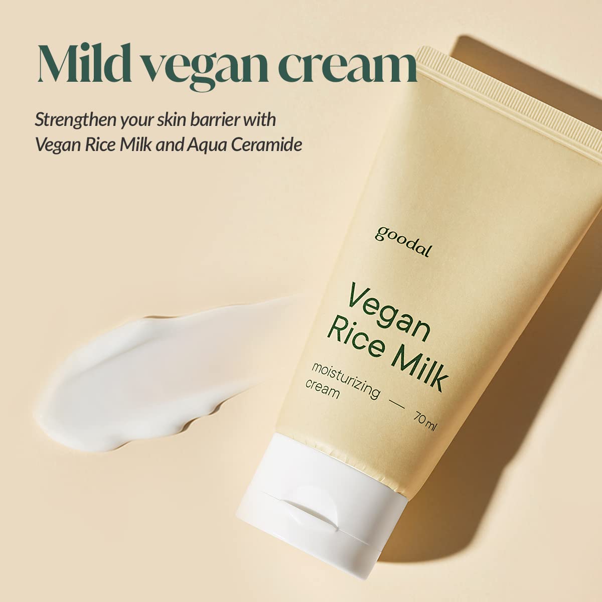GOODAL Mild Vegan Rice Milk Moisturizing Cream 70ml